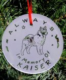 Dog Memorial Plaque