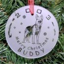 dog christmas ornaments