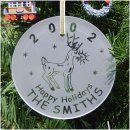 Rudolph Ornament Personalized
