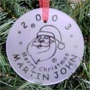 Santa ornament Personalized